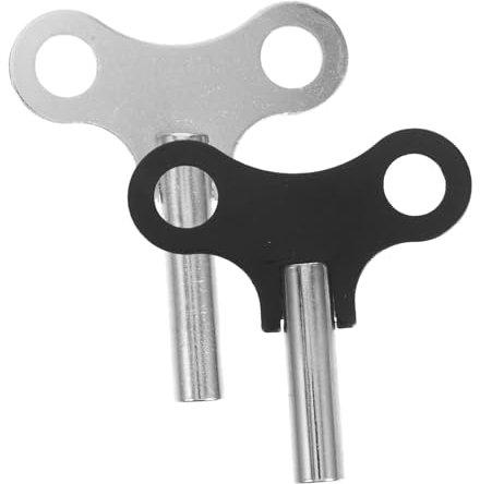 Angoily 2St Uhrwerkwerkzeuge Uhrwerkzeug Uhrenwerkzeugsatz Aufziehwerkzeug Uhrenteile langlebige Uhrenschlüssel Reparaturwerkzeug für Wickelketten Austausch von Uhraufzugsschlüsseln Stahl