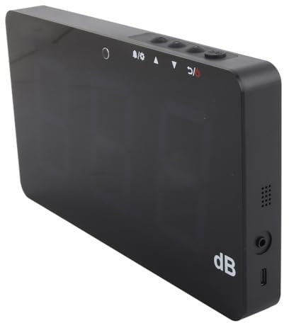 Wandmontierter Schallpegelmesser, Dezibelmesser, Wandhängender Schallpegelmesser, LCD-Display, Geräuschpegelmessgerät, Schall- und Lärmmesser