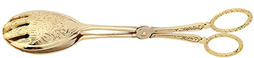 Cocoarm Pince à Pain Pince à Gâteau avec Apparence Exquise, Style Arabe Vintage, Facile à (pointe d'argent)