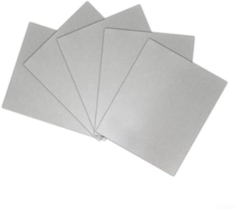 Confezione da 10 fogli di mica per microonde, copertura guida d'onda per forno a microonde, parte di ricambio per piastra in mica, foglio isolante per alte temperature