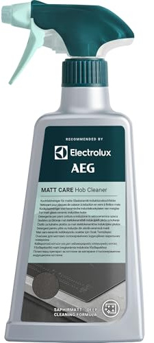 Electrolux M2HCMC01, Detergente per Piano Cottura, 500 ml, Pulitore per Piani a Induzione e Vetroceramica Opaca, Rimuove Grasso, Aloni e Residui Di Cottura Bruciati