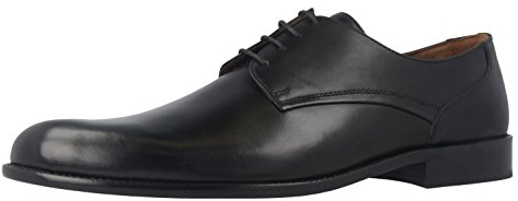 Manz, 142093-02-001, Kay Halbschuh Herren, Größe 41.5, Schwarz/schwarz