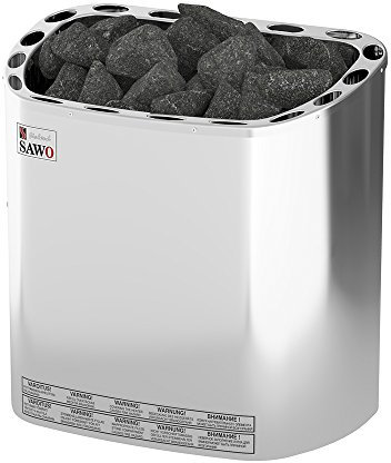 SAWO SCANDIA Elektrische Saunaofen, Leistungsbereich: 4,5 kW; 6,0 kW; 8,0 kW; 9,0 kW; wird separates Steuergerät benötig (NS-Modell); Multispannung: entweder Einphasig oder 3-Phasig;