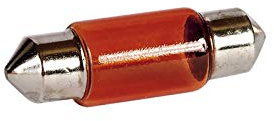 2 Leuchtmittel Soffitte 12 V 5 W SV8.5D Bernstein Orange Blinker Auto CE geprüft