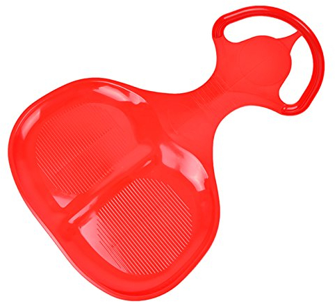 Porutscher Für Kinder Schneeflitzer Schneerutscher 5 Farben (Rot)