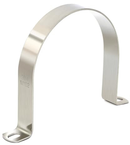 Ø 100 mm abrazaderas para tubos FamlTol 4 piezas abrazaderas metalicas para tubos Abrazadera Sin Fin Inox Para la fijación de tuberías de agua, tuberías de calefacción, tuberías de bomberos