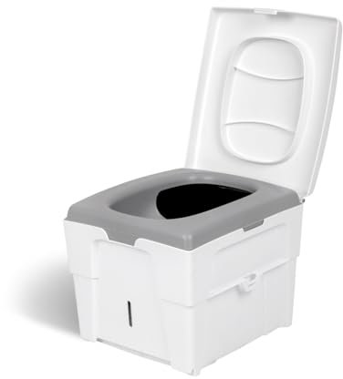 TROBOLO WandaGO Lite – Kompakte Campingtoilette [30x38x34] – Ultraleichte Trockentrenntoilette für unterwegs – Ohne Gerüche, Wasser & Chemie – Mobile Reisetoilette für Auto, Van, Camping & Boot
