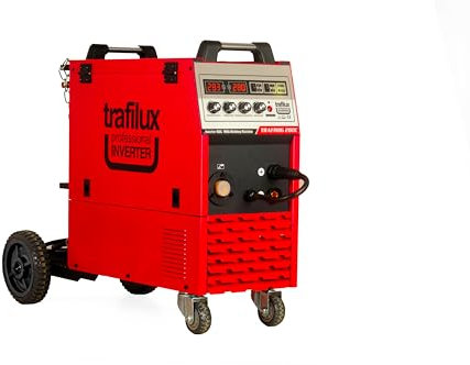 TRAFLIUX TRAFIMIG 280C Poste à Souder MIG/MAG/MMA/TIG LIFT – 280A, Technologie IGBT, Régulation d'Inductance, Fil Fourré Sans Gaz – Soudage Acier, Aluminium, Atelier et Industrie
