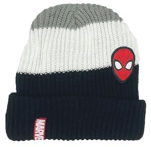 Marvel Spiderman mössa barn | Present till pojkar | Beanie | vintermössa Spidey | stickad mössa | huva barn
