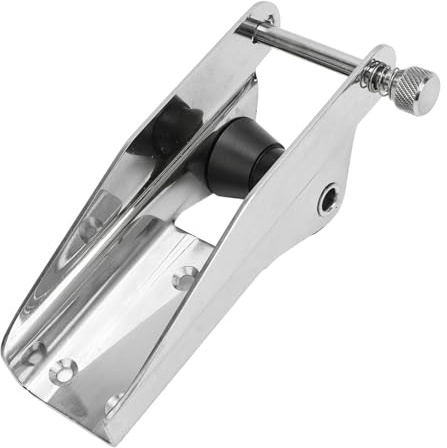 Hapivida Rodillo de Ancla para Barco de Acero Inoxidable de 200 mm, Pulido, con Soporte de Proa Marina y Pasador de Resorte para Remolque y yate, de fácil instalación