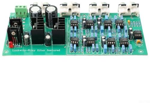 Carte crossover à 3 voies pour un audio haute fidélité, filtre Linkwitz-Riley avec pente de 24 dB/oct, sortie 6 canaux, compatible avec plusieurs configurations