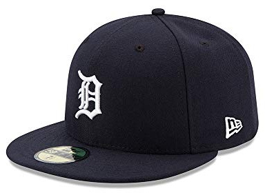 New Era Acperf Dettig 59Fifty Cap Detroit Tigers Dunkelblau, Size:7 5/8