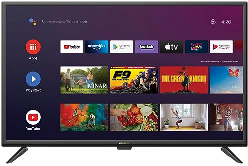 HYUNDAI Smart Android TV 32 Pouces (80cm) - Haute Définition - WiFi - Netflix - Prime Video - CHROMECAST - 2xHDMI - 2xUSB