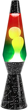 I-TOTAL® - Lampada Lava, Effetto Bolle, Lava Lamp Colorata (Matematic)