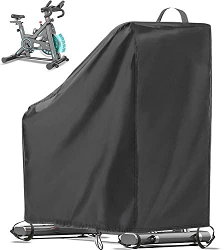 KEKAFU Housse de Velo elliptique, Baches Complète Oxford 420D, Bache de Protection Adaptée pour eliptique, vélo elliptique, elliptique Pliable, Coupe-Vent, Résistant à l'hiver (164L x 66W X 155H cm)