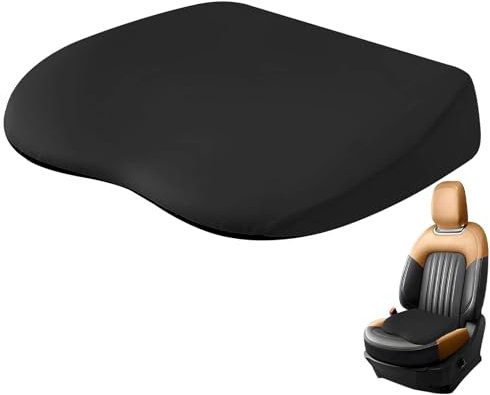 Siège rehausseur, portable pour adulte et enfant avec maille respirante, coussin rehausseur de voiture avec mousse à mémoire de forme, coussin de siège de voiture doux pour hauteur antidérapante
