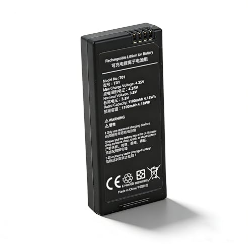 Batería LiPo de 1100 mAh y 3,8 V, recargable de polímero de litio para drones UAV, cuadricópteros, aviones, helicópteros, barcos RC, coches RC, color negro