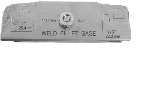 Calibro per saldare raccordi in acciaio inox per misurare altezza sottosquadro e corona