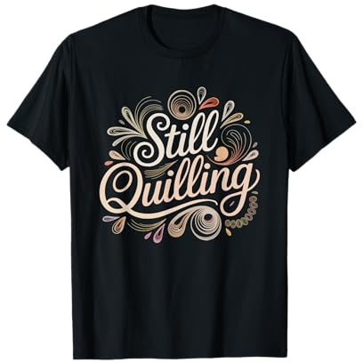 Quiller De Nuit Créateur Papier Obsédé du Quilling T-Shirt
