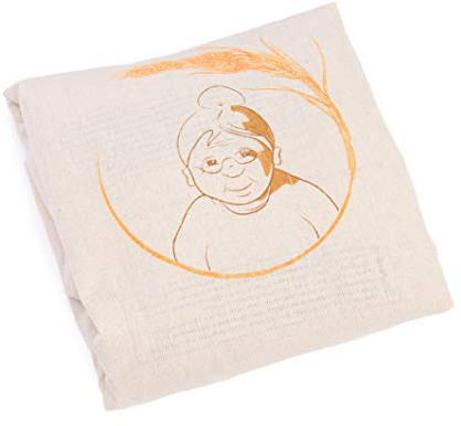 Gözze - Almohada de grano, Natural, Relleno: 850 g, tejido base denso (3000 g/m²) - 20 x 53 cm