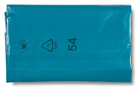 Deiss 90154 Müllsäcke, 240 L, blau, extra stark, 100 Stück