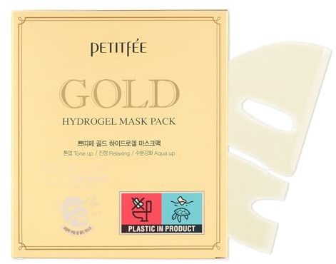 [Petitfee] Gold Hydrogel Mask Pack 5ea/caja