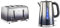 Russell Hobbs 25141 Eclipse Polished Stainless Steel Ombre Four Slice Toaster, Midnight Blue with Kettle
