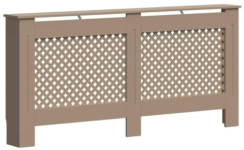 vidaXL Radiator Cover 67.7x7.5x32.1 MDF