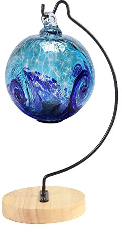 YY YEARCHY Semicircular Ornament Display Stand Aesthetic Air Plants Holder Terrariums Hanging Planter Stand Art Iron Wire Hanging Pot Hook for Home Decor Ornaments Glass Globe Witch Ball