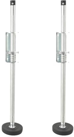 Lfhelper Ladder Leveler Stabilizer, Supports Up to 150 kg/ 330 lbs, Adjustable Height Extension Ladder Legs with Anti-Slip Rubber Feet, Fits Straight, Telescopic, and Herringbone Ladders