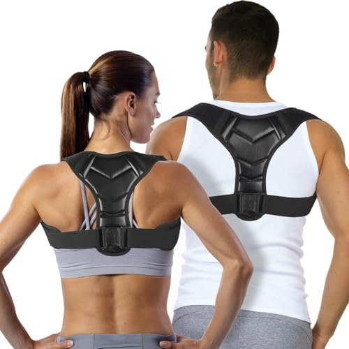 OWill Busto Correttore Posturale per Uomo Donna, Fascia Posturale Spalle e Schiena Traspirante Regolabile, Supporto per Mantenere una Schiena Dritta e Raddrizza le Spalle, Back Brace Posture Corrector