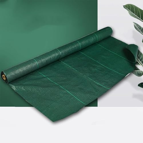 UZAMIRLEX Membrana di Controllo delle Erbacce, Tessuto barriera Contro Le Erbacce, Controllo delle Erbacce da Giardino, Copertura del Terreno, Tessuto geotessile for paesaggi(0.61x12m/2x40ft)