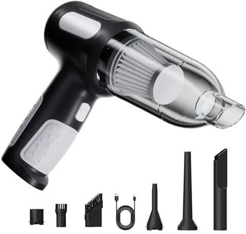 Aspirateur À Main – Mini Aspirateur Souffleur Sans Fil | Dispositif De Nettoyage De Voiture, Dépoussiéreur Portable, Outil De Nettoyage De Débris Intérieurs Automobiles De Petite Maison Et De Chambre