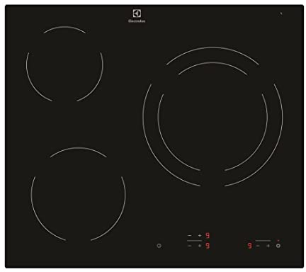 Electrolux EHF6231IOK hobs - Placa (Integrado, Negro, 1200W, Tocar, Parte superior delantera, 220-240V)