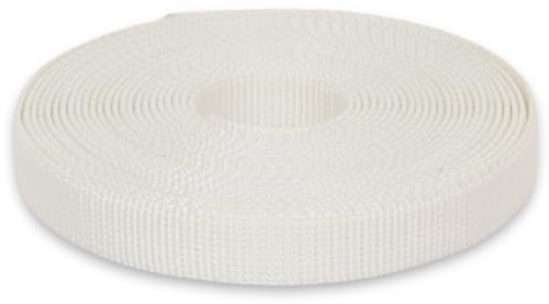 Corderie Italiane 006001287 Cintino per tapparelle, Colore Bianco, in Polipropilene, 22 mm, 7,5 mt