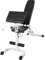 GORILLA SPORTS® Hantelbank - 7-Fach Rückenlehne und 4-Fach Sitz Verstellbar, mit Curlpult und Beinhalterung, bis 250kg Belastbar, Weiß - Schrägbank, Trainingsbank, Flachbank, Fitnessbank, Negativbank