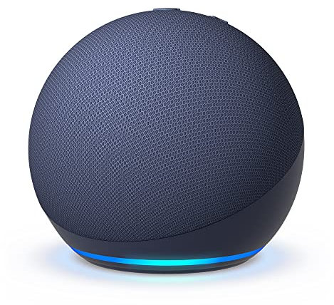 Certified Refurbished Echo Dot (5th generation, 2022 release) smart Bluetooth speaker with Alexa | Deep Sea Blue