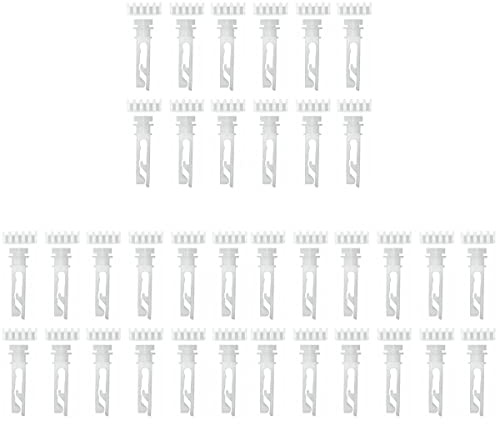 DECHOUS 36 Sets Curtain Pulley Rollers Set Vertical Blind Repair Plastic Slats Accessories