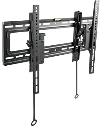 Link2Home Extend & Tilt TV Wall Mount for 42 - 90 TVs, Up to 154 lbs., VESA 600/400, Fits Flat and Curved TVs, Auto Locking Mechanism, Black Aluminum