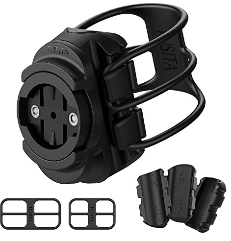 TUSITA Universal Cykel Säte Stolpar Fästen Kompatibel med Garmin Varia Rearview Radar RTL510 RTL515 RVR315, RearVue 820 - Passar 25.4mm till 35mm, Rund, D-formad, Aero Sadelstolpe