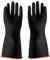 YIOIY Guantes resistentes a los productos químicos, guantes de goma resistentes, guantes de protección industrial, reutilizables, resistentes a ácidos fuertes, álcalis y aceite (35 cm)