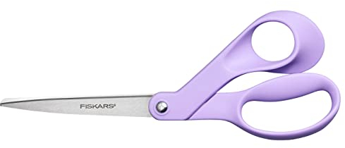 Fiskars Designer-Universalschere, Rechtshändig, Länge: 21 cm, Edelstahl-Klingen, Ultra Lilac, Explore, 1066454