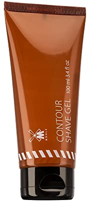 MÜHLE Beard Care - 100 ml - Contour Shave Gel trasparente per contorni barba - rendimento vegano