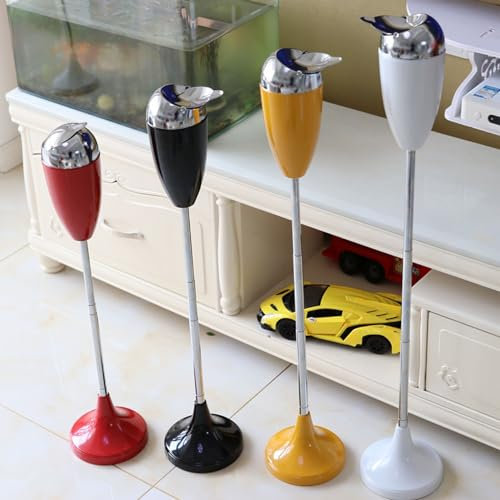 Posacenere Da Terra Moderno E Regolabile - Posacenere Da Esterno A Colonna, Posacenere Da Esterno A Colonna Posacenere Da Terra Alto Portacenere Da Terra Con Altezza Regolabile, Posacenere (Color : W