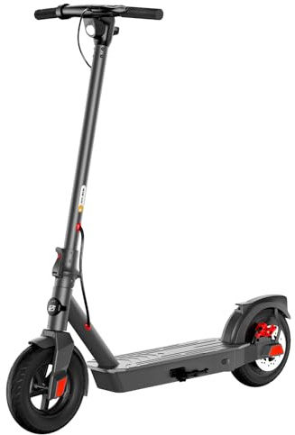 Trottinette Électrique Adulte 10 Pouces Electric Scooter, Autonomie Maxi 32 km, Moteur de 500W crête, Trottinette Electrique Pliable 36V 7.8Ah, Double Freins, Pneus nid d'abeille Anti-crevaiso