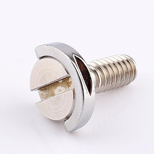 Vite di Montaggio per Fotocamera con Testa Piatta per Piastra a Sgancio Rapido, Robusta Vite in Acciaio Inossidabile da 1/4 di Pollice per Fissare Saldamente la Fotocamera,