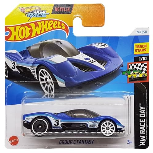 Hot Wheels - Group C Fantasy - HW Race Day 1/10 - HTC74 - Short Card - Track Stars - Netflix Let's Race - Mattel 2024 - 1:64