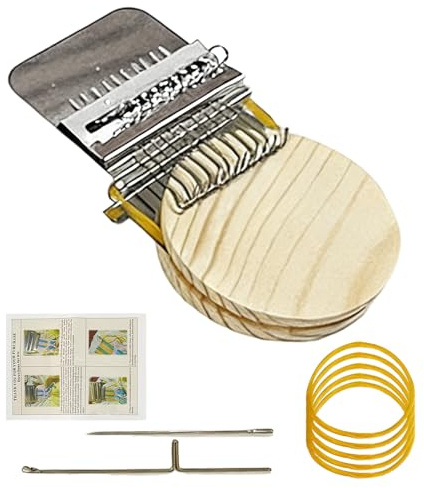 Kit di Maglia e mendo - Portatili per Tessitura | Set di Riparazione - per Cucire Sciarpe, Maglioni, Regalo per Nonni, Madre e Padre
