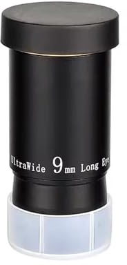 Telescope Eyepiece, 1.25 Telescope Eyepiece 6/9/15/20mm 66° Ultra Wide Angle FMC Eyepiece Set for Telescope ，Parts(9mm)