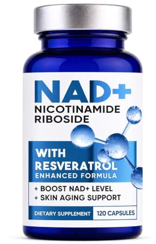 NAD+ con Resveratrol 1500mg - 120 Cápsulas